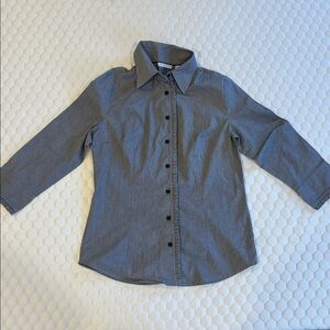 NY&Co Button Up Dress Shirt Medium